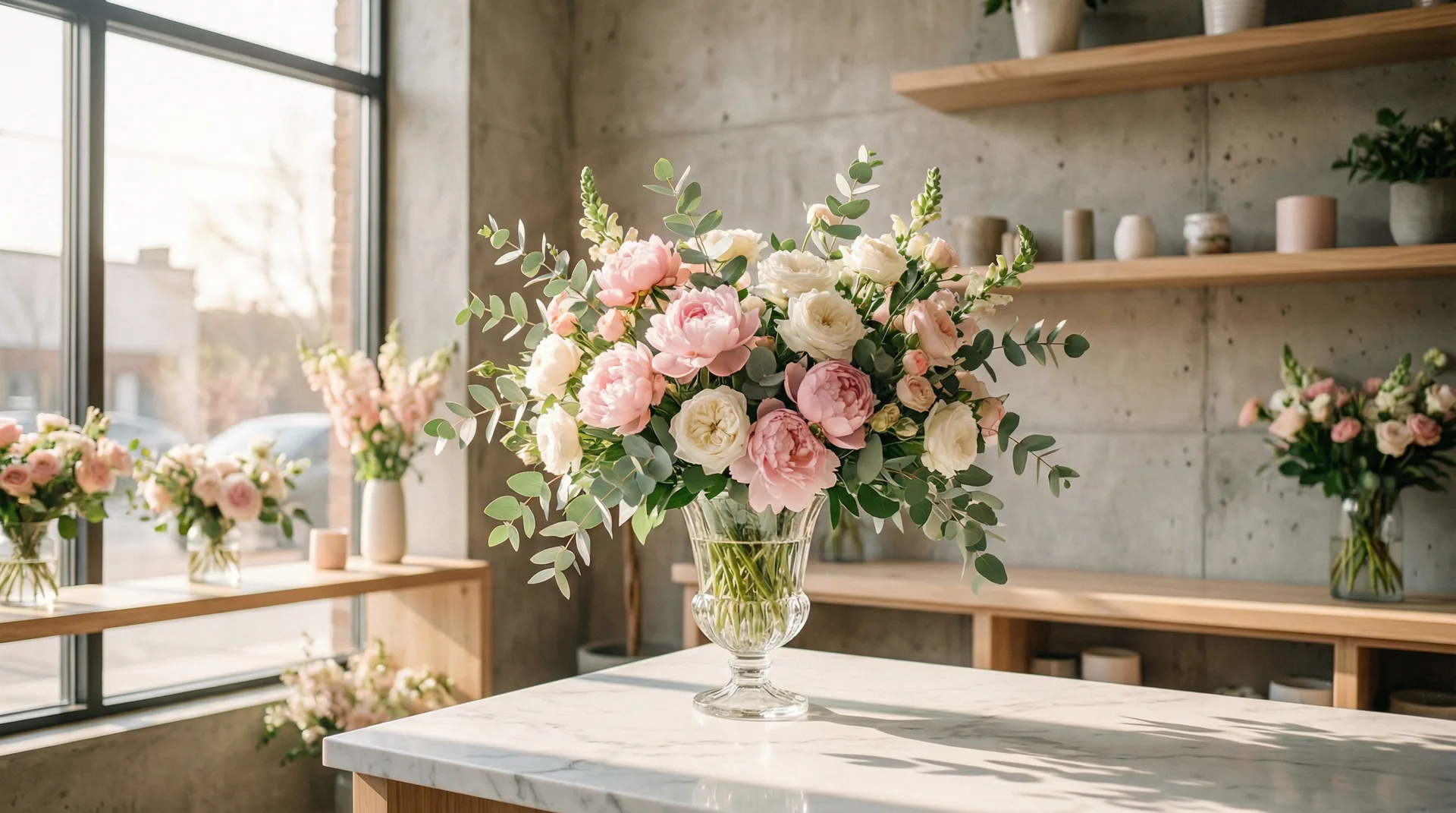 城市花艺美学展示 - 探花