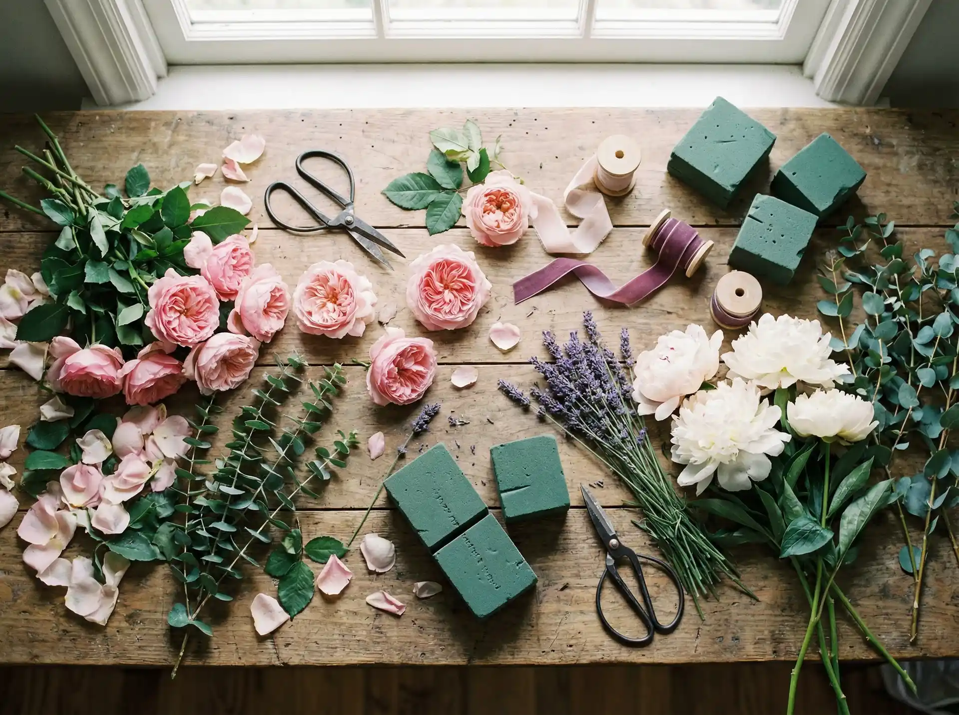 花艺师工作台灵感素材 - 探花